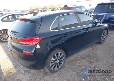 2018 Hyundai Elantra Gt from USA, damaged, VIN KMHH35LE3JU061007